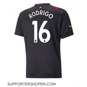 Manchester City Rodri Hernandez #16 Borta Matchtröja 2022-23 Kortärmad